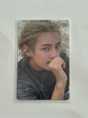 BTS V Taehyung Layover Rainy days Official Photocard